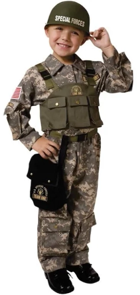 Boys Dress Up America Army Special Forces Costume