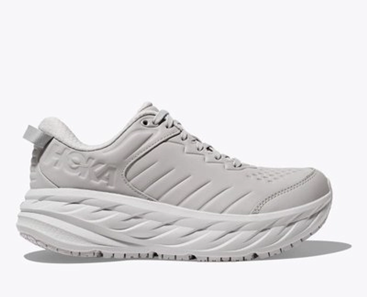 HOKA Women's Bondi SR Shoes in Harbor Mist/Lunar Rock
