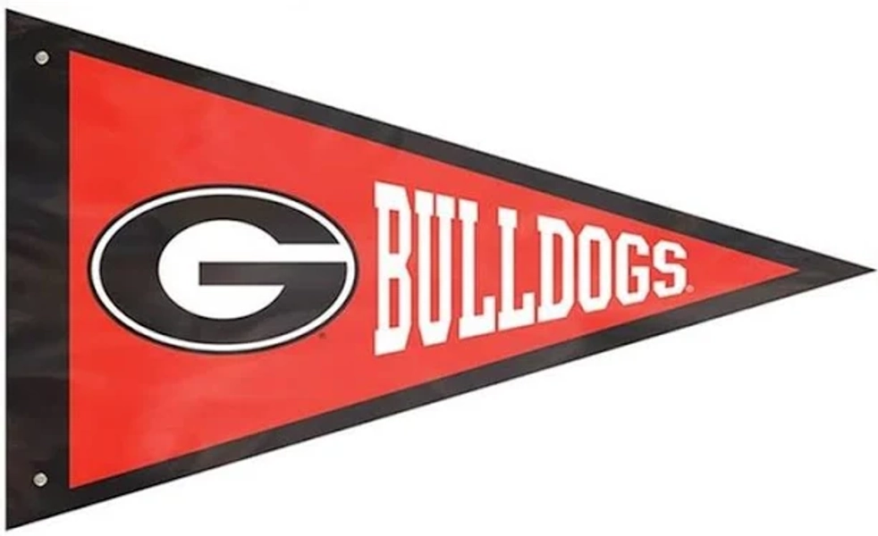 University of Georgia Bulldogs 3x5 Foot Giant Banner Flag Pennant Design Embroidered