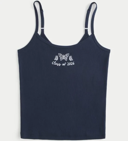 Hollister Women's Class of 2026 Graphic Rib Cami