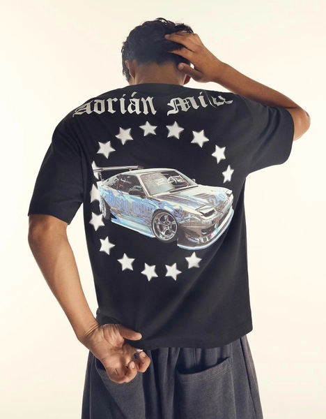 T-Shirt mit kurzen Ärmeln ADRIAN MILLS