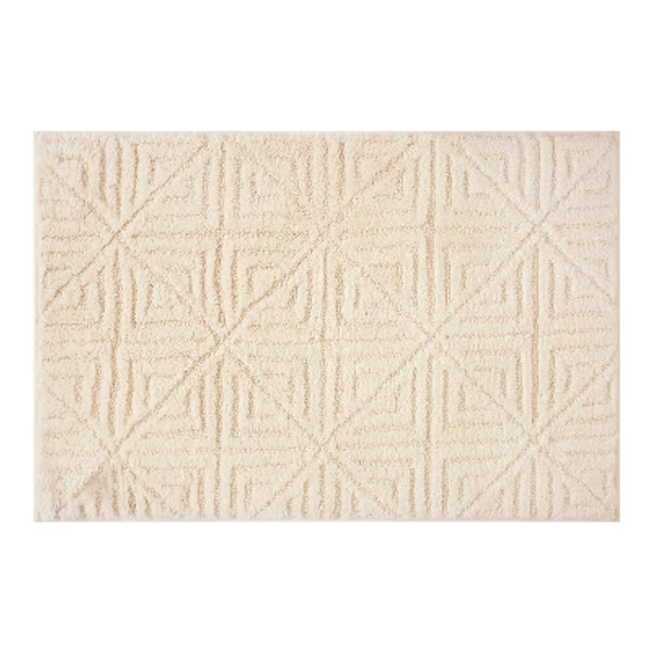 20"x30" Modern Shape Bath Rug Cream - Threshold™