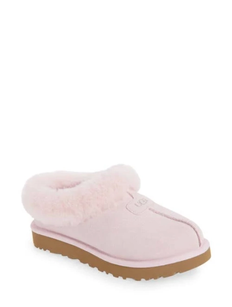 UGG Women's Tazzette Genuine Shearling Collar Slippers