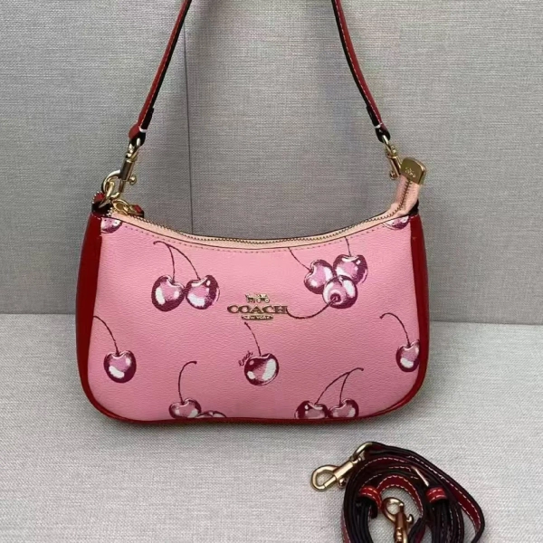 Pink Cherry Shoulder Bag