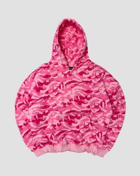 CAMO HOODIE (pink)