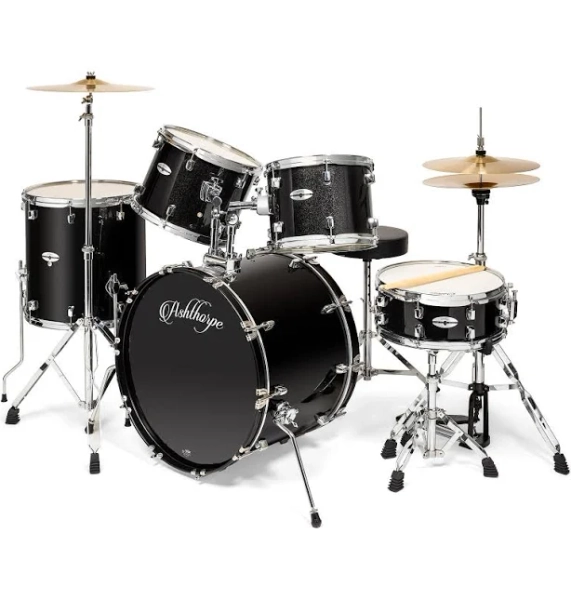 Ashthorpe 5-Piece Full Size Adult Drum Set