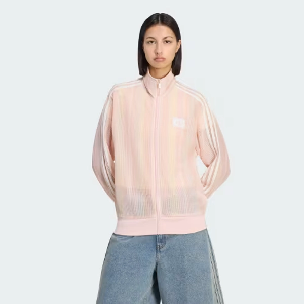ADIDAS ORIGINALS SUMMER GLOW KNITTED FIREBIRD TRACK TOP