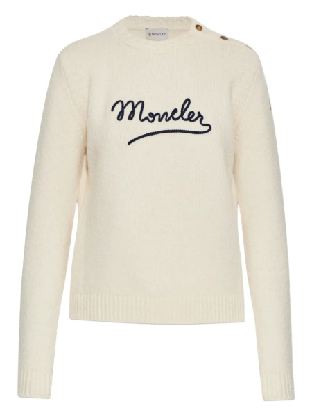 Moncler button-detail Sweater | Neutrals | FARFETCH