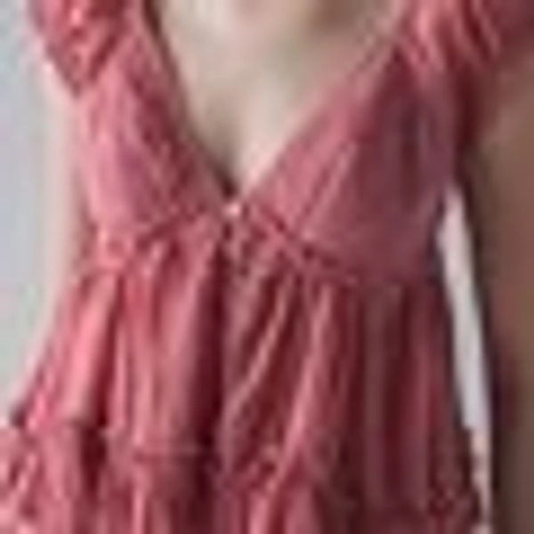 Kimchi Blue Izzy Lace Trim Button-Front Babydoll Blouse