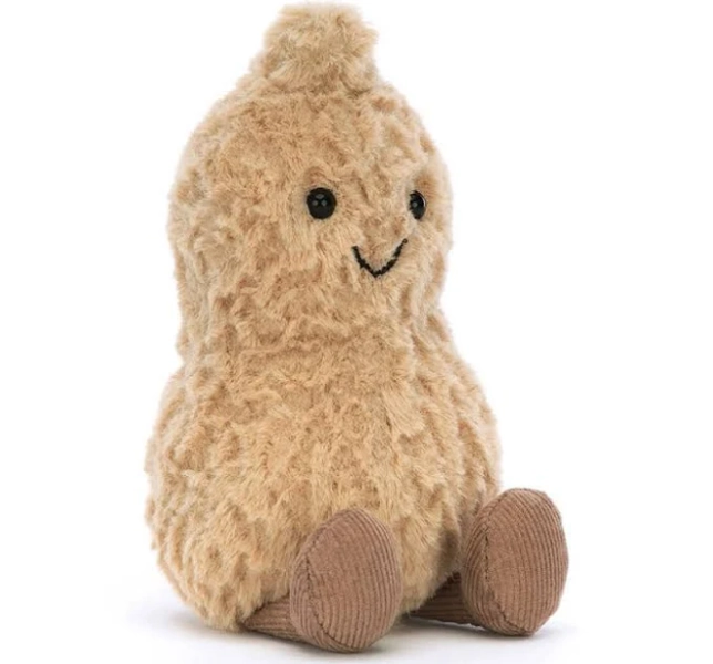 Jellycat Amuseables Peanut 3.1in/8cm Cute Stuffed Plush Toy Perfect