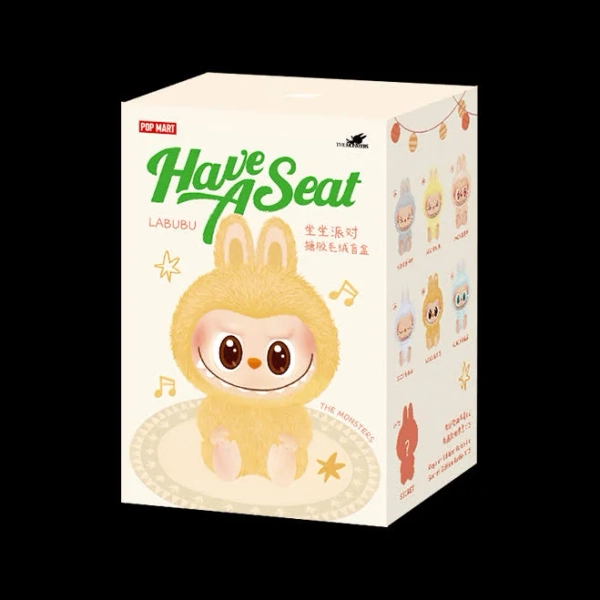 Pop Mart Labubu The MONSTERS Have a Seat Vinyl Plush Blind Box