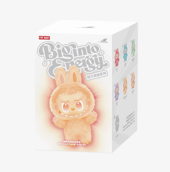 Pop Mart Labubu The Monsters Big into Energy Series Vinyl Plush Pendant (Single Blind Box)