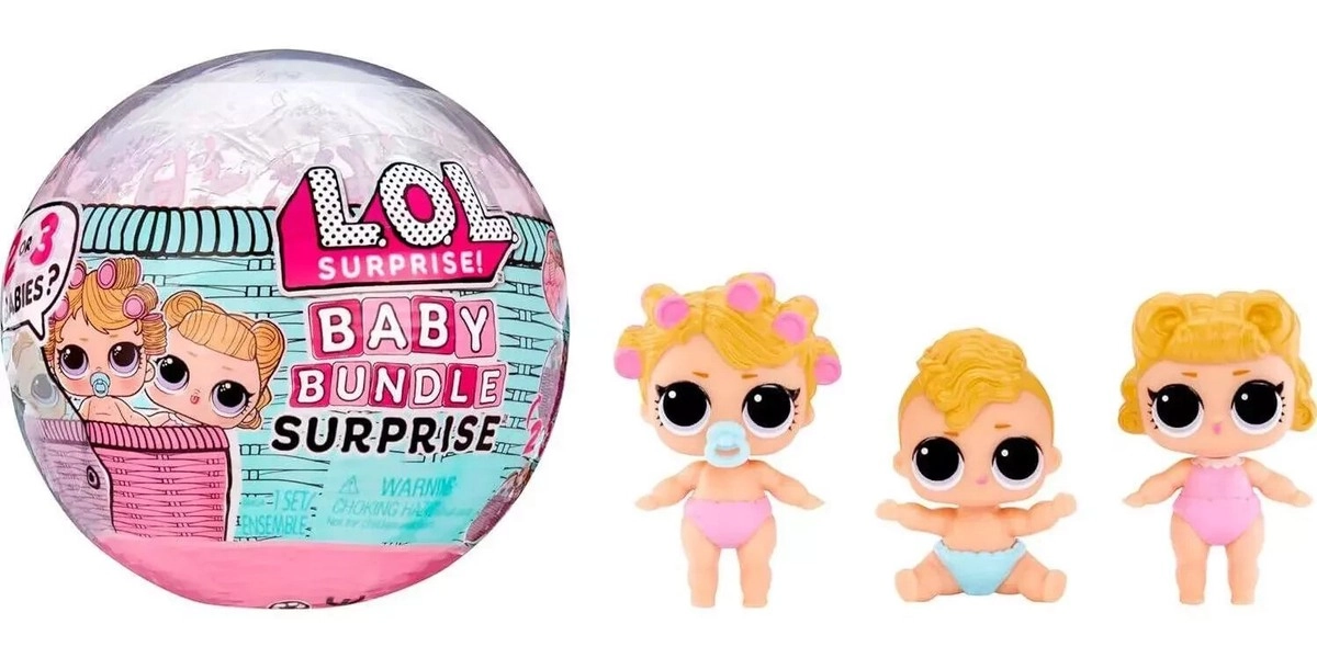 LOL Surprise Baby Bundle Surprise With Collectible Dolls, Baby Theme, Twins, 2 3
