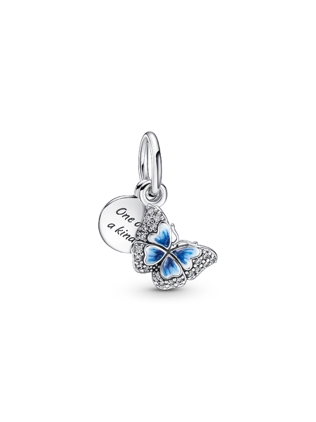 Charm Pendente Farfalla Blu