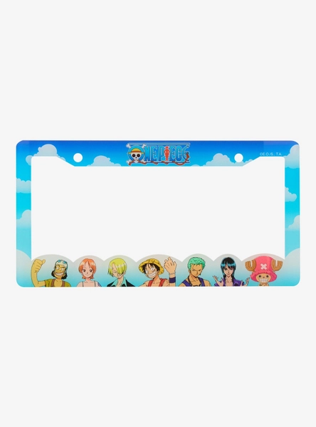 One Piece Straw Hat Pirates Sky License Plate Frame