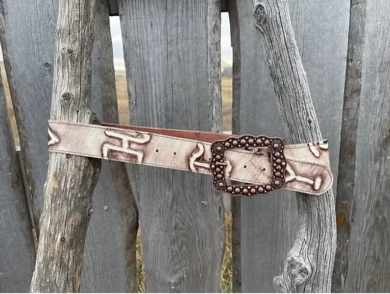 Classic Western Leather Belt  — Loop-Friendly