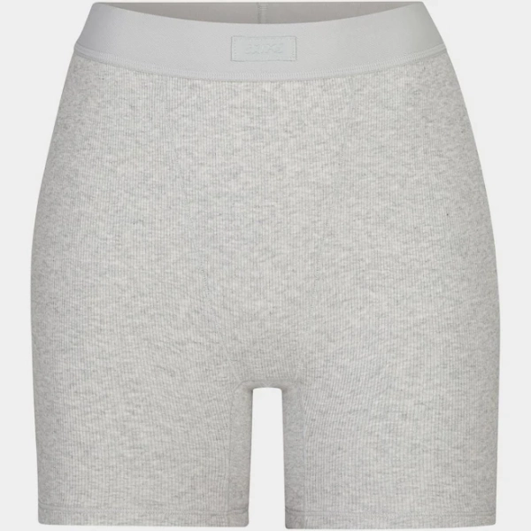 SKIMS Cotton Rib Logo Boxers