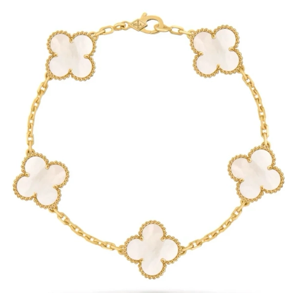 Vintage Alhambra bracelet, 5 motifs