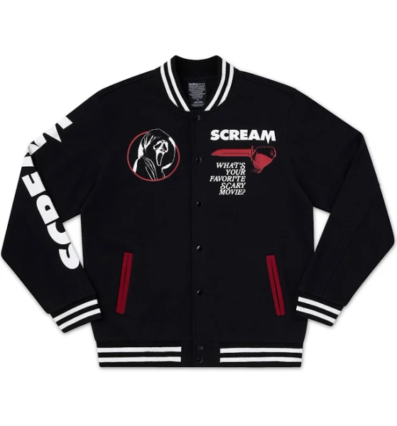 Spirit Halloween Ghost Face x Scream Varsity Jacket