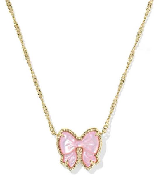 Kendra Scott Haley Bow Mother-of-Pearl Necklace
