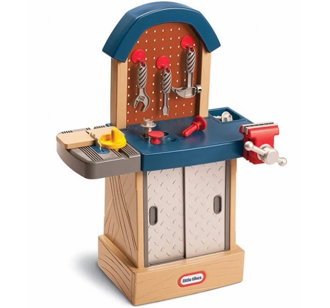 Little Tikes Tough Workshop Toddler Toy Workbench Play Set