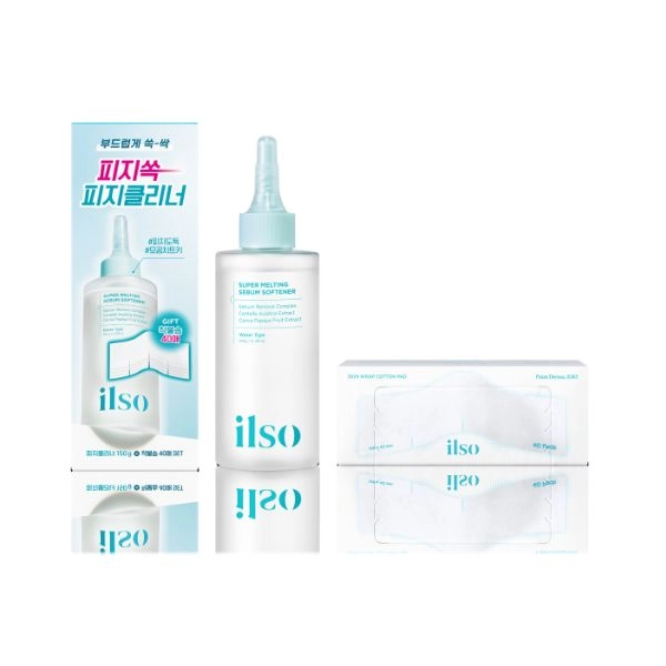 Shop ILSO - Super Melting Sebum Softener (+ Skin Wrap Cotton Pad Set) - 150g + 40pcs  | STYLEVANA
