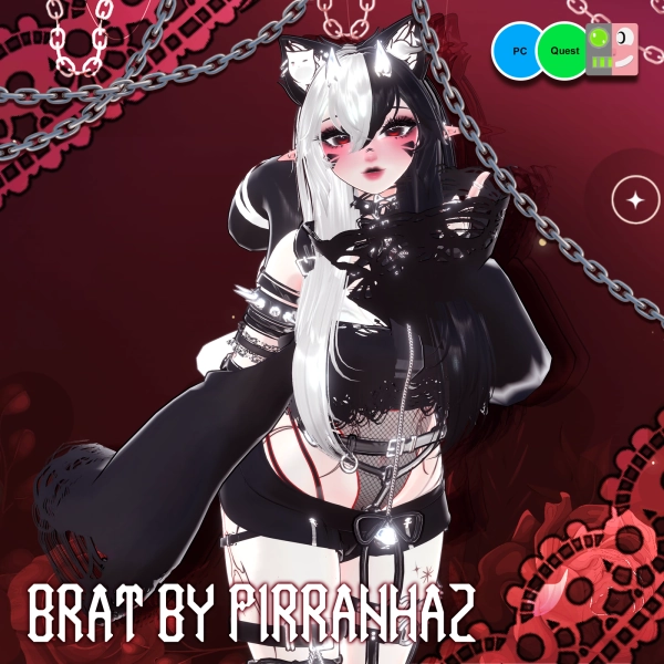 Brat | PC + Quest | VRCFT  by Pirranhaz on Jinxxy