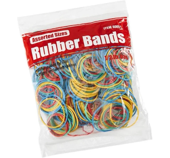 1/2 lb. Rubber Bands