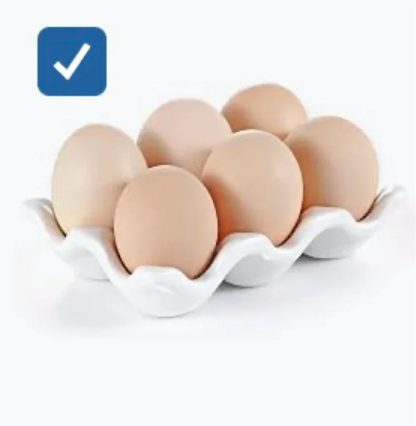 Amazon.com: URWOOW Cup Egg Tray Holder (White) : Home & Kitchen