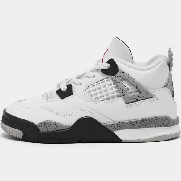 Jordan 4 Retro OG TD Summit White / Fire Red - Cement Grey