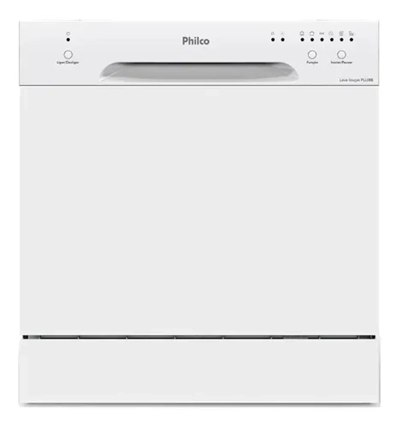 Lava-louças Philco PLL08 de 8 serviços branca
