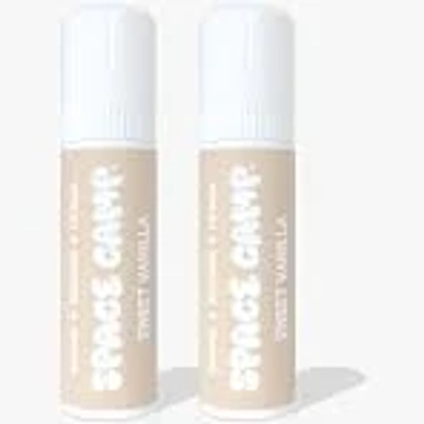Space Camp Wellness Jumbo Lip Balm Sweet Vanilla Organic Flavored Balm (2 Pack)