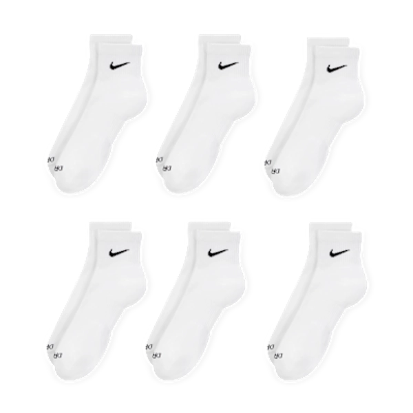 Nike Everyday Plus Cushioned Training Ankle Socks (6 Pairs)
