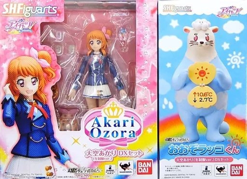 Bandai S.H.Figuarts Akari Ozora Winter Uniform DX Set Aikatsu! Used