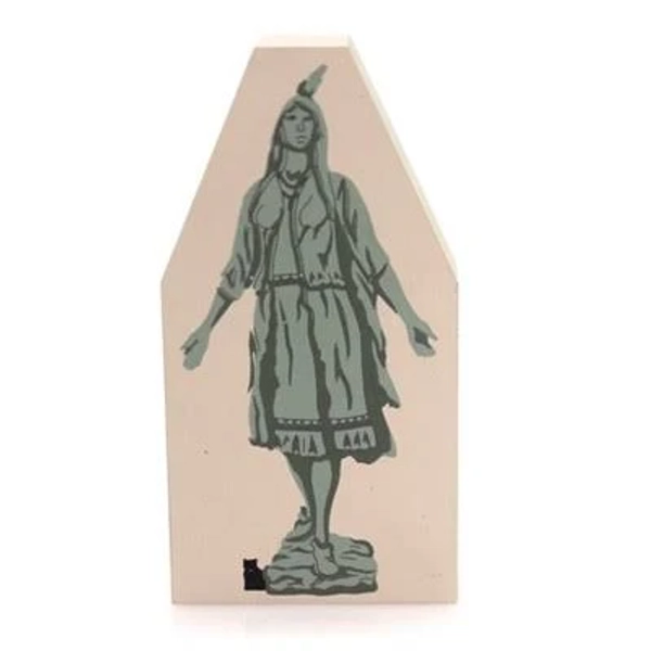 Cats Meow Village Pocahontas Statue
