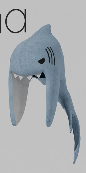 Shark Ushanka Hat by Kuruma0710 on Jinxxy