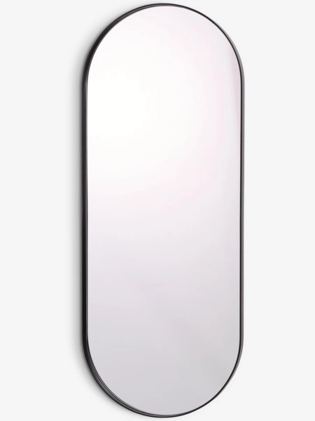 Speil MARSTAL oval 40x100 svart