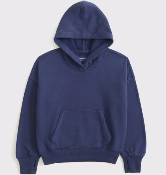 Abercrombie Kids Girls Essential Popover Hoodie