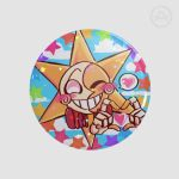 Five Nights at Freddy's Sun Holo Badge by Wweatherbboyy  - ACGGOODS