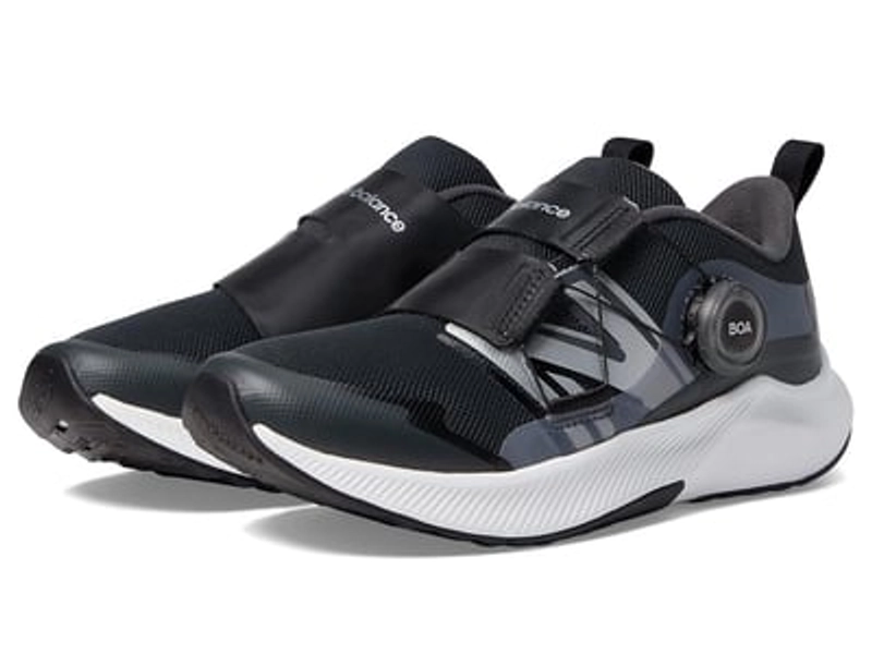 New Balance Kids Dynasoft Reveal v4 BOA(r) (Big Kid) (Blacktop/Black) Boy's Shoes