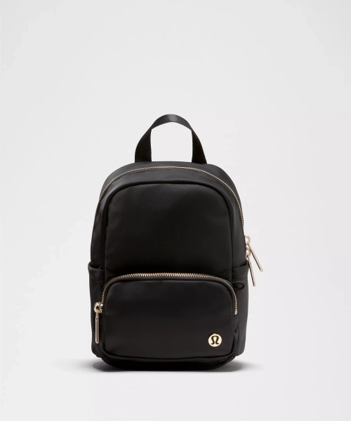 Everywhere Backpack Mini 4L *Metal Hardware - Black/Graphite Grey/Gold - ONE SIZE
