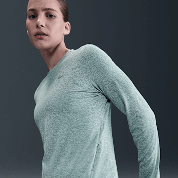 Nike Swift Women's Dri-FIT UV Long-Sleeve Crew-Neck Running Top