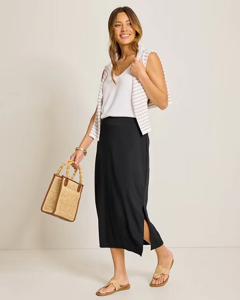 Darcy Drapey Midi Skirt