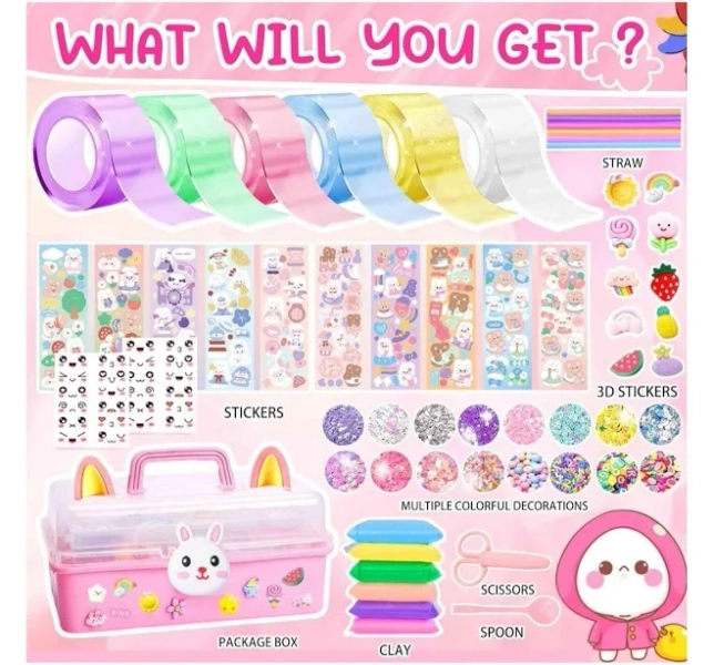 Nano Tape Cute Bunny Kit By Ziza