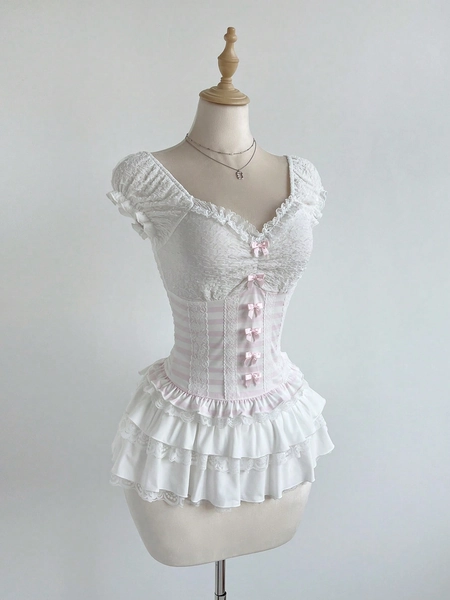 white corset