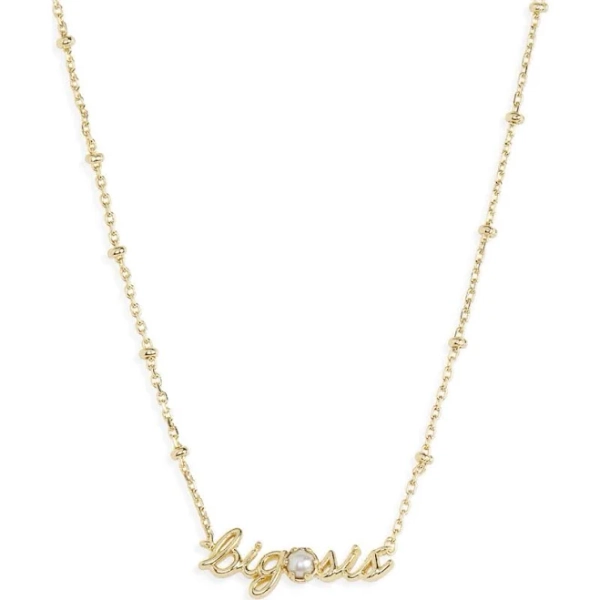 Kendra Scott Big Sis Freshwater Cultured Pearl Short Pendant Necklace