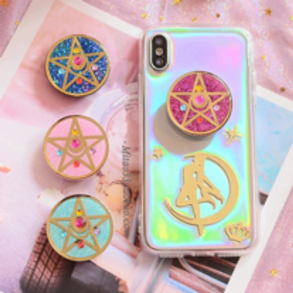 Sailor Moon Transformer Sequin Phone Holder