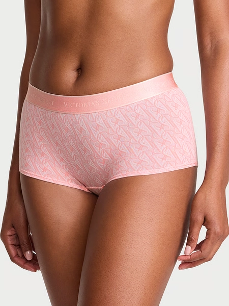 Boxer en coton à logo