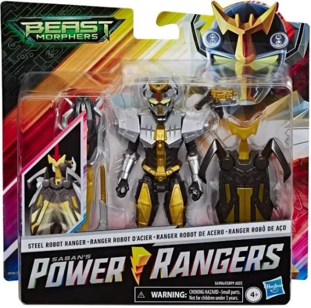 Power Rangers Beast Morphers Steel Robot Action Figure