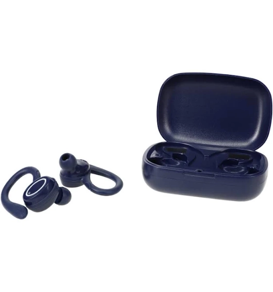 Water-Resistant Bluetooth Led Earbuds With Microphone & Sport Hooks